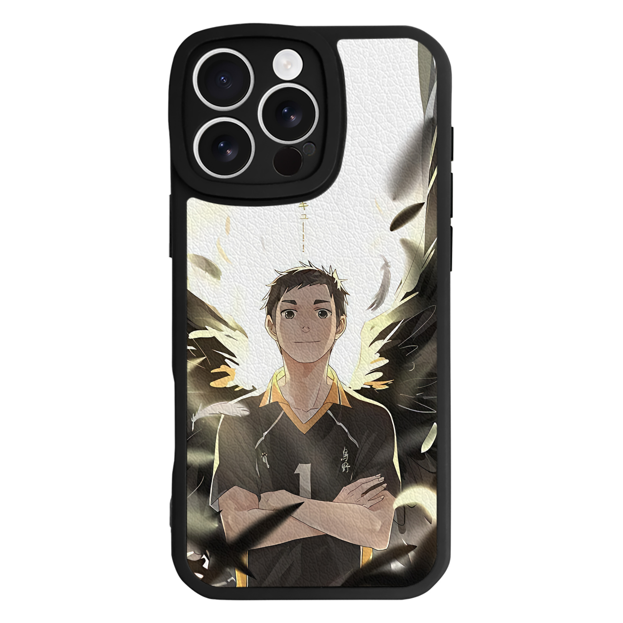 （画像用） ハイキュー!! Haikyu!! 【iPhone 16シリーズ対応】シリコンスマホケース（レザー調） 材質：シリコン